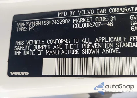 2017 Volvo S60 T6 R-Design Platinum from USA, damaged, VIN YV149MTS8H2432907